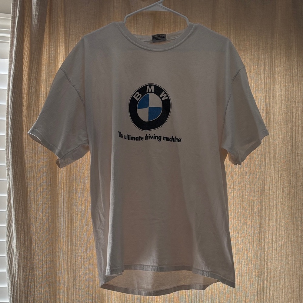 BMW Logo White Short Sleeve Tee